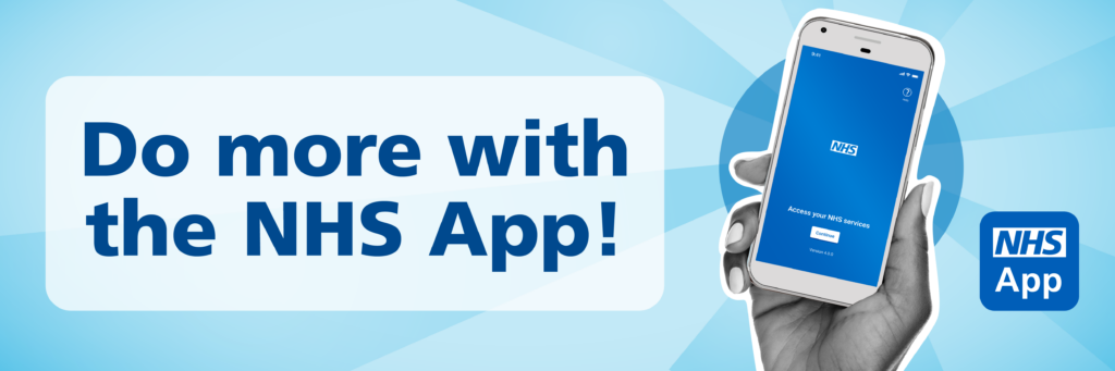 Do more with the NHS App! Banner